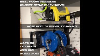 Pressure Washer with Wall Mounted TV Swivel / Hose Reel *Part 1