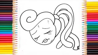 Mommy Long Legs Render Coloring pages Poppy playtime chapter 2 Huggy Wuggy Coloring pages
