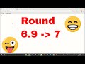 How to ROUND a number using JAVASCRIPT