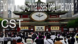 The Surprising Fact About China's Time Zone