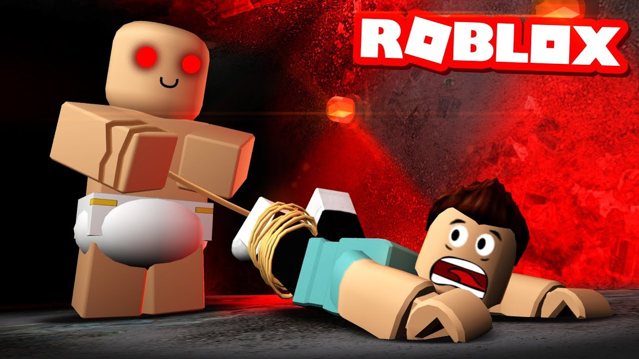 ESCAPE THE BEAST BABY IN ROBLOX - YouTube