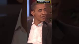 Barack Obama Answers An Interesting Question - A Throwback | Shorts #barackobama