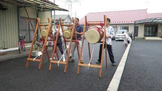 鹿沼市　開運町若衆囃子係　夏祭り一番太鼓