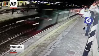 Police Release CCTV Footage Of Italy Train Crash