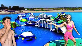 GOING TO THE WORLD’S BIGGEST INFLATABLE WATER PARK!!