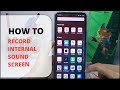 How To Record Screen With Internal Audio In Infinix Note 30 NFC/Note 30 Pro