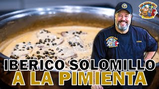 We Made Iberico Solomillo a la Pimienta – Pork Loin in Green Pepper Sauce!