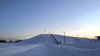 Spinning down the tubing hill at the ROC