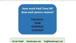 calculating time with the company \u0026 paid time off