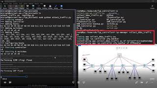 DDoS Detection and Mitigation in Software Defined Networking (SDN) using Machine Learning
