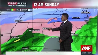 First Alert | Winter Storm to bring rain, ice, and snow threat this weekend