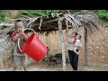 Single mother and baby build a simple kitchen - Life in a small house