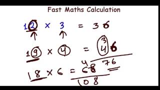 Fast Maths Trick - Multiplying Any number (10 - 20)