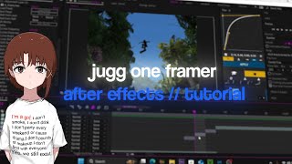 jugg one framer // after effects tutorial