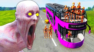 Tour Bus VS The Shy Guy (SCP-096) | BeamNG.drive
