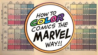 How to Color Comics the Marvel Way