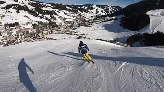 Skicircus Saalbach Hinterglemm Fieberbrunn een rondje op 1 februari 2020