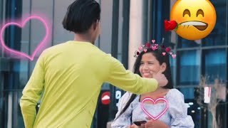 PULLING CHEEKS WITH // PRANK UN CUTE 🥰 GIRLS (PART 4) UPWALA PRANKSTER