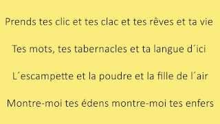 Jirais Ou Tu Iras - Céline Dion Lyrics