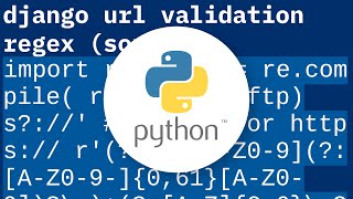 How to validate a url in Python? (Malformed or not)
