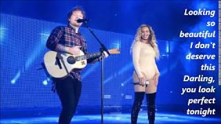 Ed Sheeran - Perfect Duet With Beyonce Lyrics