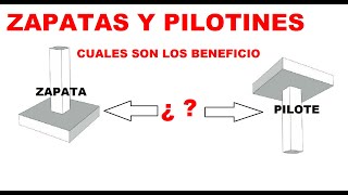 ZAPATAS Y PILOTE cuales son los beneficio