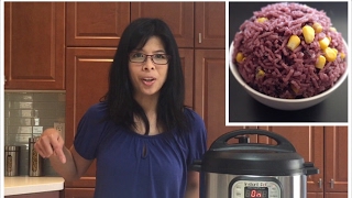 Purple Rice - Cooking Rice in Instant Pot - Instant Pot Rice