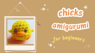 Tutorial & Pattern Chicks Amigurumi |For Beginners|Very Easy @zazagallery