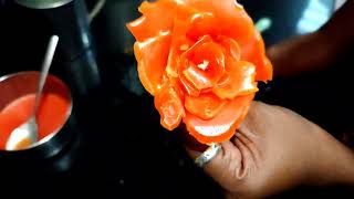 DIY Flowers making with candle | DIY | Wax Flowers 🌸# Payel ' s Creation