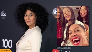 Tracee Ellis Ross Announces 'Girlfriends' Reunion On The Set Of Black-ish
