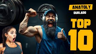 TOP 10 | ANATOLY lifting with ONE HAND! (Amazing)