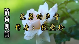 清荷朗诵张爱玲散文《花落的声音》