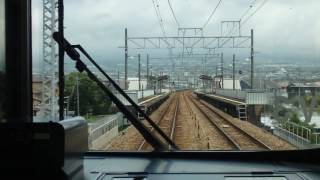 Cab view of the Fuji line