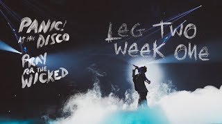 Panic! At The Disco - Pray For The Wicked Winter Tour (Week 1 Recap)
