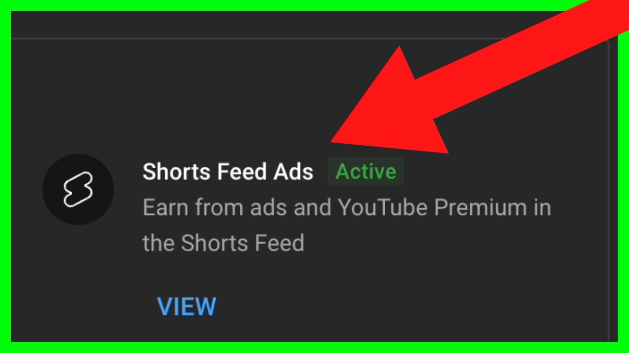 How To Get Youtube Shorts Feed Ads New Update In 2023 Youtube