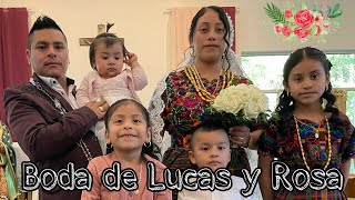 Boda de Lucas y Rosa Andrea Belfair Washington Diciembre 2021