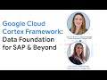 Google Cloud Cortex Framework  Data Foundation for SAP & Beyond