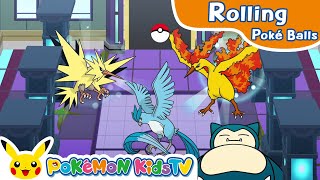 Rolling Poké Balls: Kanto Region | Pokémon Fun  | Pokémon Kids TV