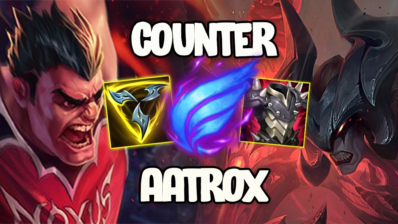 WILD RIFT | DARIUS VS AATROX | THE BUILD AND RUNES THAT COUNTER AATROX ...