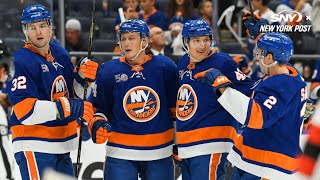Shirtless proposal at Islanders game gets very awkward | New York Post Sports