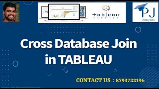 Tableau Tutorial | Cross Database Join in Tableau