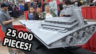 Huge LEGO Star Wars Star Destroyer | Philly Brick Fest 2019