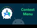 Android Context Menu | How to Create Context Menu in Android | Mastering Android