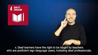 European Union of the Deaf video on the Sustainable Development Goals