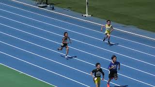 ⑫おうすけ5年男子100m予選 第29回ジュニア陸上競技チャレンジカップ20240505