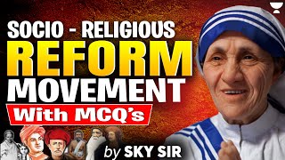 Socio Religious Reform Movements in India with MCQs | Modern History | Prelims Revision 2025 |  UPSC