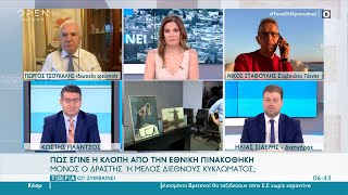 Ο σύμβουλος τέχνης Ν. Σταθούλης και ο ιδιωτικός ερευνητής Γ. Τσούκαλης για την κλοπή στην Πινακοθήκη