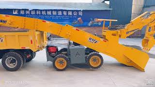 ZWY-80H mucking loader together with LK-6T diesel dump truck 4wd, before delivery to Australia-Cindy