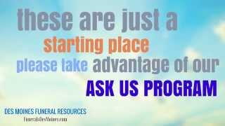 Des Moines Funeral - Top 5 Questions to Ask Before You Purchase Funerals