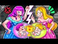 PAPER DOLL - Paper DIY - Pregnant Poor and Rich Mother and Daughter| Rapunzel - Compilation 놀이 종이